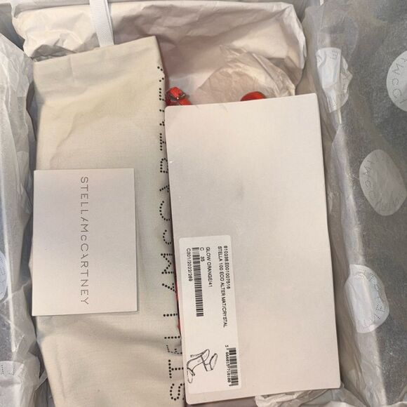 Stella McCartney 100 ECO Alter Mat Crystal  Glow Orange/Dust Bag 35 NWT $950 - Picture 11 of 11